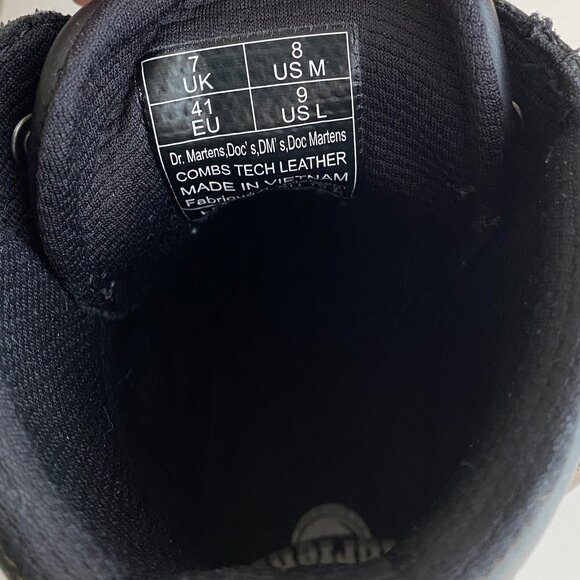 Dr. Martens Combs Tech Wyoming Leather Boots W9/M8 (Worn Twice) - Picture 10 of 14